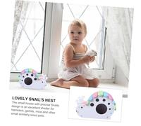 HYTROVE Snail Shape DIY PVC Hamster House Small Pet Cabin Hideout Nest Play Spot for Hamsters Mice Hedgehogs Safe and Fun Resting Hut