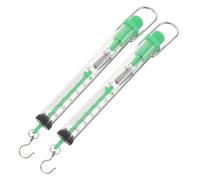 HYTROVE Spring Balance Cylinder Dynamometer and Hanging Hook 2pcs with 25n Capacity for Exploring Physics Principles of Force and Mass Random Color in Educational and Field