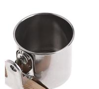 HYTROVE Stainless Steel Bird Feeding Bowl Set 2 Large Clip Cups for Parrots and Small Birds in Cage