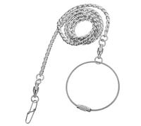 HYTROVE Stainless Steel Bird Foot Chain Durable Ankle Anklet for Parrots Cockatiels Lovebirds Thick Chain to Prevent Flying Design for Pet Safety