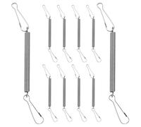 HYTROVE Stainless Steel Cage Spring Latch Hook for Small Animal Enclosures Secure Clip for Rabbit and Hamster Drinking Bottles Portable Heavy-Duty Fastener Suitable for Indoor Pets