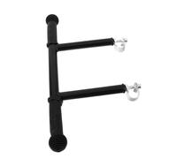 HYTROVE Stroller Handlebar Extension and Baby Stroller Armrest for Toddlers, Black 22mm Buckle, Double Tube Height-Adjustable Accessory Compatible Pushchair Handles for Comfortable Outdoor Walks