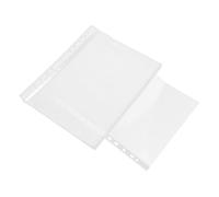HYTROVE Strong Binder File Bags 100Pcs Punch Pockets for Organizing Recipes and Important Papers