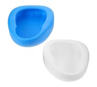 HYTROVE Thickened Plastic Bedpans and Easy Cleaning 2pcs with Smooth Surface and Reinforced Bottom, Wide Rim Design for Elderly Men and Women for Comfortable Home Use