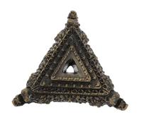 HYTROVE Tibetan Vajra Base Copper Alloy Display Stand for Ritual Tool
