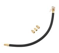 HYTROVE Tire Pump Extension Hose Portable Design, Plastic and Alloy Material 12 Inch with Valve Adapters Quick Inflation Nozzle for Easy Air Pump Compatible with Car and Bike Tires