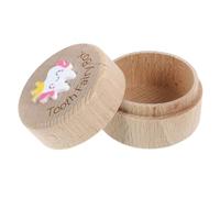 HYTROVE Tooth Keepsake Box with Intricate Carved Design Delightful and Charming Large Capacity Wood Storage Box for Boys and Girls for Girls, for Childhood Memories