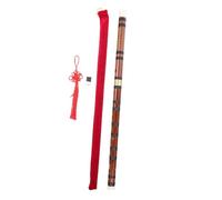 HYTROVE Traditional Bamboo Flute for Beginners E Tone with Copper Joint Retro Style, Comfortable to Hold and Producing Beautiful and Natural Sounds, Suitable for Adults and Kids