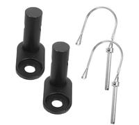 HYTROVE Trailer Baby Cargo Carrier Easy Installation for Boys and Girls Bike Trailer Coupler 2pcs Steel Hitch Attachment Black Compatible with Most Bikes