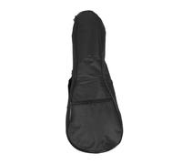 HYTROVE Ukulele Storage Bag in Black Oxford Cotton Construction Thick Sponge Protection Easy Storage for Capo Music Books for Learners