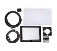 HYTROVE Universal Fit Aquarium Mesh Lid Cover with Integrated Feeding Window, Pvc and Rubber Material, Anti-jump Fish Tank Top Cover Preventing Fish Leaping for Aquariums