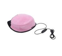 HYTROVE USB Fabric Warmth Functionality Mouse Pad Heated Use with Dual Ergonomic Design Pink Fleece Warming Winter Warmer, Hand for Computer and Laptop Desk