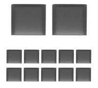 HYTROVE USB Port Anti-dust Plugs 100pcs Black Tpu Thick Protective Caps