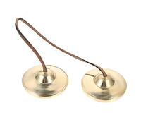 HYTROVE Vintage Copper Cymbal Bell Handcrafted Meditation Yoga Instrument for Spiritual Harmony Quality Copper Material Easy to Use for Beginners and Experts