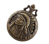 HYTROVE Vintage Quartz Pocket Watch Featuring Good Touch Feeling Unisex Necklace Watch with Unique Dial and Elegant Alloy Case and Attractive Vintage Design, for Costume or Everyday Use