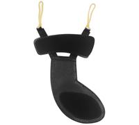 HYTROVE Violin Installation Chin Rest Pad and Leather Rest for Shoulder 3/4 and 4/4, Multi-functional Design with Easy Stylish Black Accessory Violins Suitable for Beginners