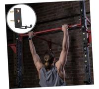 HYTROVE Wall-mounted Barbell Rack Single Rod Holder Gym Storage Stand for Home Fitness Dumbbell Pole Organizer Easy Installation and Space-saving Design