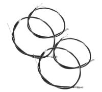 HYTROVE Wheelchair Brake Cable Kit 4pcs with Adjustable Steel and Plastic Wires for Enhanced Safety and Anti-Slip Function, Suitable for Emergency and Longterm Care Use for Emergency and
