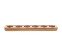 HYTROVE Wooden Chicken Egg Storage Tray Ample Space with 6 Compartments Simple and Elegant Design Not Easy to Deform for Storing Eggs for Kitchen and Fridge Organisation