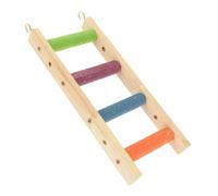 HYTROVE Wooden Claw Ladder Bird Toy for Parakeets Parrot Cage Bridge Plaything for Small Pets Hamster