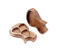 HYTROVE Wooden Guitar Pick Case with Creative Design, Smooth Surface, and Protective Box for Guitar Picks, for Music Lovers and Guitarists at Music Parties or Travel