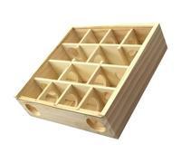 HYTROVE Wooden Hamster Maze Multi Grid Design for Shelter for Pets Like Hamsters and Rats Durable Safe Wooden Construction Fun Exercise for Boredom Relief