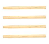HYTROVE Wooden Handles 4Pcs for Garden Tools Replacement 35-40Cm Locust Wood Grip Suitable for Farm and Lawn Care