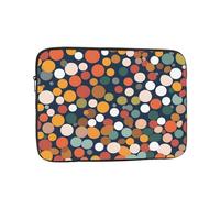 HYTTER Beautiful Polka Dot Prints Shockproof Portable Laptop Sleeve Case 13 inch - Fits 10-17 Inch Laptops - for Men & Women - Business Travel, Office