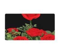 Hytter Blooming Roses Picture Extra Large Rubber Mouse Pad 16 X 29.5 In : Strong Adhesion And Durability Thickened And Anti-Slip