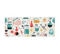 HYTTER Chemistry Print Printing Extra Large Mouse pad Mousepad Computer Office Gaming Keyboard Thickened Version 12x31.5in