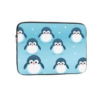 HYTTER Cute Penguin Prints Shockproof Portable Laptop Sleeve Case 12 inch - Fits 10-17 Inch Laptops - for Men & Women - Business Travel, Office