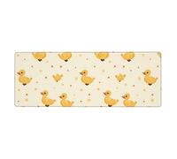 HYTTER Hand-Painted Duck Printing Extra Large Mouse pad Mousepad Computer Office Gaming Keyboard Thickened Version 12x31.5in