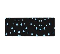 HYTTER It's Raining Printing Extra Large Mouse pad Mousepad Computer Office Gaming Keyboard Thickened Version 12x31.5in