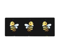 HYTTER Little bee with Painted Wings Printing Extra Large Mouse pad Mousepad Computer Office Gaming Keyboard Thickened Version 12x31.5in