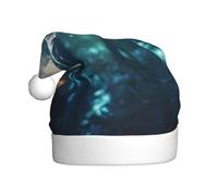 HYTTER magic wand Prints Christmas Hat for Adult Soft and Fluffy Brim, Lightweight Comfort