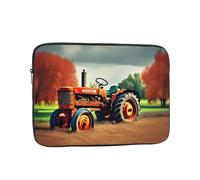 HYTTER Old Tractor Photo Farm Prints Shockproof Portable Laptop Sleeve Case 10 inch - Fits 10-17 Inch Laptops - for Men & Women - Business Travel, Office