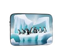 HYTTER Penguins on The Iceberg Prints Shockproof Portable Laptop Sleeve Case 12 inch - Fits 10-17 Inch Laptops - for Men & Women - Business Travel, Office