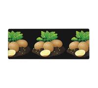 HYTTER Potatoes in The Soil Printing Extra Large Mouse pad Mousepad Computer Office Gaming Keyboard Thickened Version 12x31.5in
