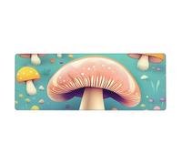 HYTTER Pretty Little Mushrooms Printing Extra Large Mouse pad Mousepad Computer Office Gaming Keyboard Thickened Version 12x31.5in