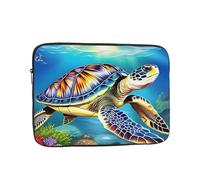 HYTTER Sea Turtles Diamond Painting Prints Shockproof Portable Laptop Sleeve Case 12 inch - Fits 10-17 Inch Laptops - for Men & Women - Business Travel, Office
