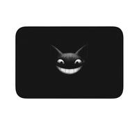 HYTTER Silly Laughing Bat Printed Crystal Velvet Lock Edge Floor mat, Bedroom Carpet, Parlor, Dormitory Home Decoration