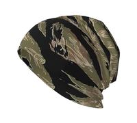 HYTTER Tiger Stripe Camo Adult Knit Hat - Soft and Comfortable Beanie for All Seasons, Perfect for Outdoor Activities and Travel