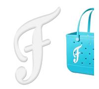 HYTYQDAFA 6pcs Letter Charms for Bogg Bag Accessories, Alphabet Lettering Bag Charms Compatible with Bogg Bag Original All Models,Insert Decorative Letter for Handbag Beach Tote Bag, L, Plastic, No