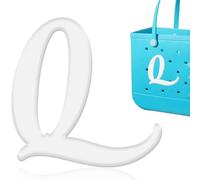 HYTYQDAFA 6pcs Letter Charms for Bogg Bag Accessories, Alphabet Lettering Bag Charms Compatible with Bogg Bag Original All Models,Insert Decorative Letter for Handbag Beach Tote Bag, L, Plastic, No