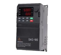 Hyuduo 0.75KW Vector Frequency Converter Fan Motor Controller 3 Phase 3PHAC Input Output for Lathe with Digital Display Fans Engraving Machines Food Machinery Assembly Lines