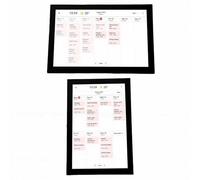 Hyuduo 10.1 Inch Digital Calendar Family Planner Chore Chart Electronic Wall Calendar Touchscreen with WiFi Sync Google for Home Office Family Schedule