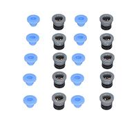 Hyuduo 10-Piece Set Pneumatic Push Connectors for 3D Printer Extruder Accessories, PTFE Quick Connect Pipe Fittings ECAS04