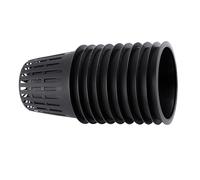 Hyuduo 10PCS Hydroponic Plant Grow Baskets Net Pots Mesh Cups Heavy Duty PP Plastic Multi Colors Indoor Gardening with Resistant for Water Saving Breathable Hydroponics (Black)