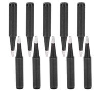 Hyuduo 10Pcs Soldering Iron Tips, No Oxygen Copper, High Temp Accessories for 900M Series and 936 Soldering Stations
