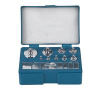 Hyuduo 17Pcs 211.1g Precision Calibration Weight Set Test Weights Counterweights for Jewelry Scale Lab Industrial Measurement with Tweezers Storage